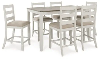 Skempton Counter Height Dining Table and Bar Stools (Set of 7)