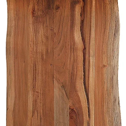 Solid Acacia Wood Live Edge Dining Table By Homeroots
