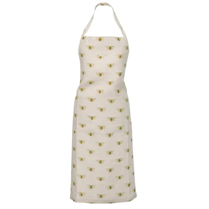 Sophie Allport Bees Linen Bees Adult Apron