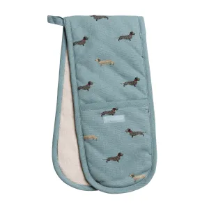 Sophie Allport Dachshund Double Oven Gloves