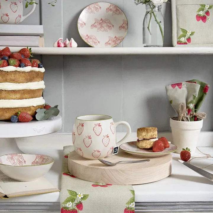 Sophie Allport Strawberries Stoneware Side Plate
