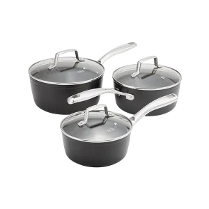 Stellar Rocktanium 3 Piece Saucepan Set