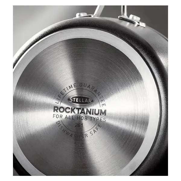 Stellar Rocktanium 3 Piece Saucepan Set