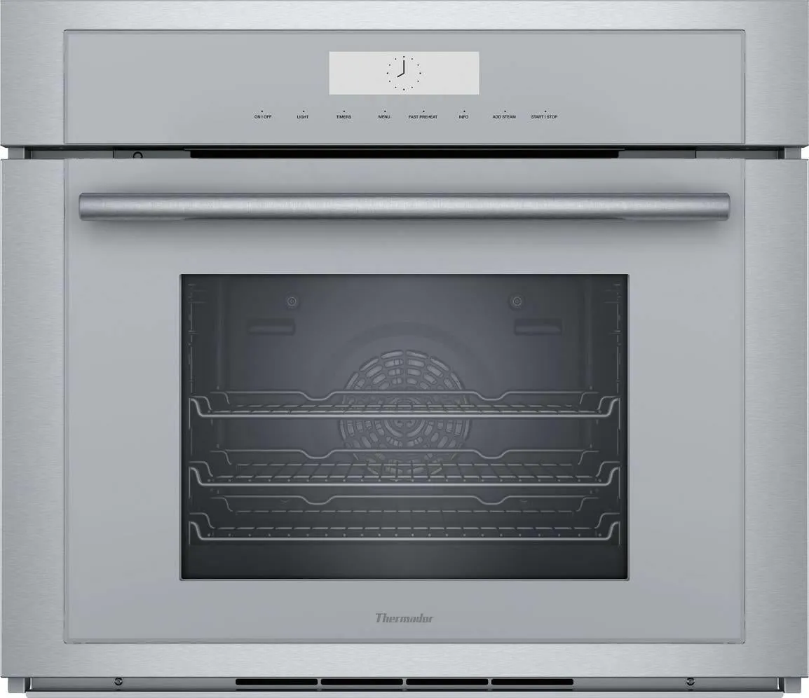 Thermador 30" Stainless Soft Close Wifi Steam Convection Wall Oven MEDS301WS