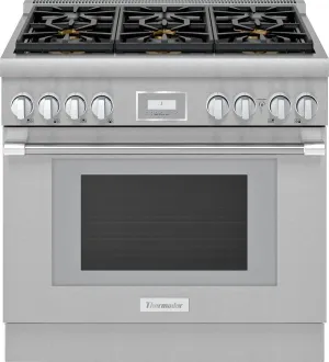 Thermador 36" Smart Dual Fuel Professional Pro Harmony Series Range PRD366WHU