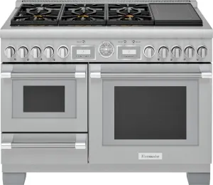 Thermador 48" Pro Grand Professional Stainless Smart Dual Fuel Range PRD48WISGU
