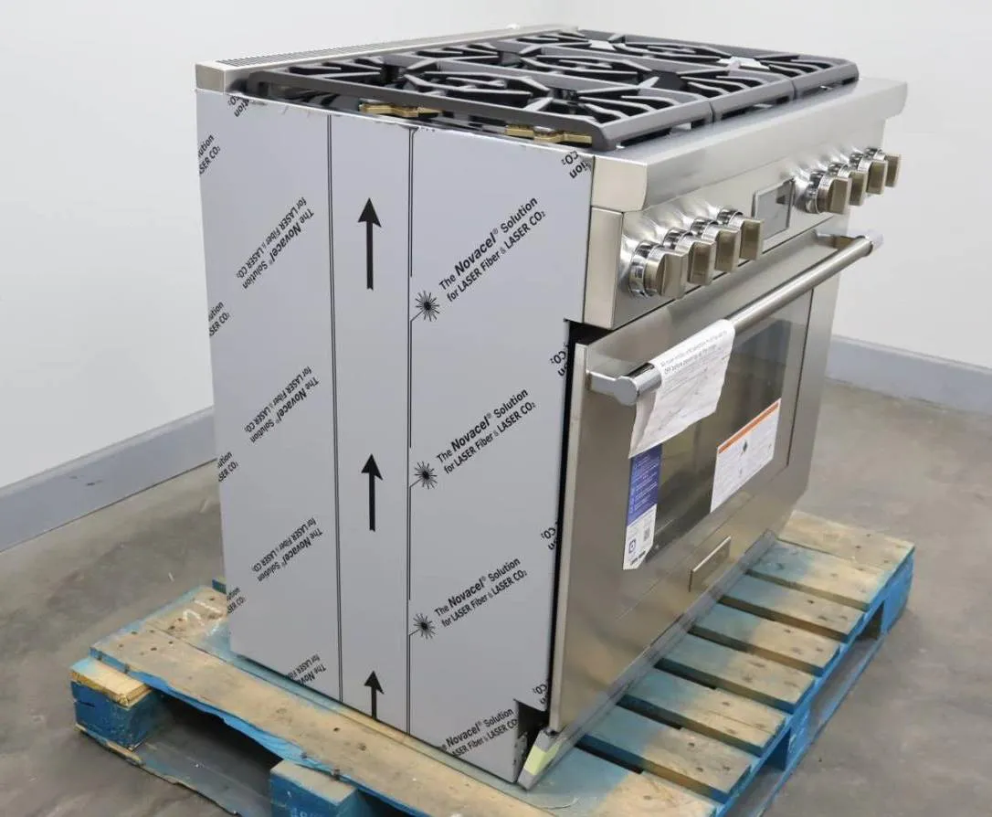 Thermador Pro Harmony Series 36" Professional Smart Dual Fuel Range PRD366WHU