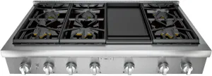 Thermador Professional Series 48" 6 Star Burners Rangetop PCG486WD Full Warranty
