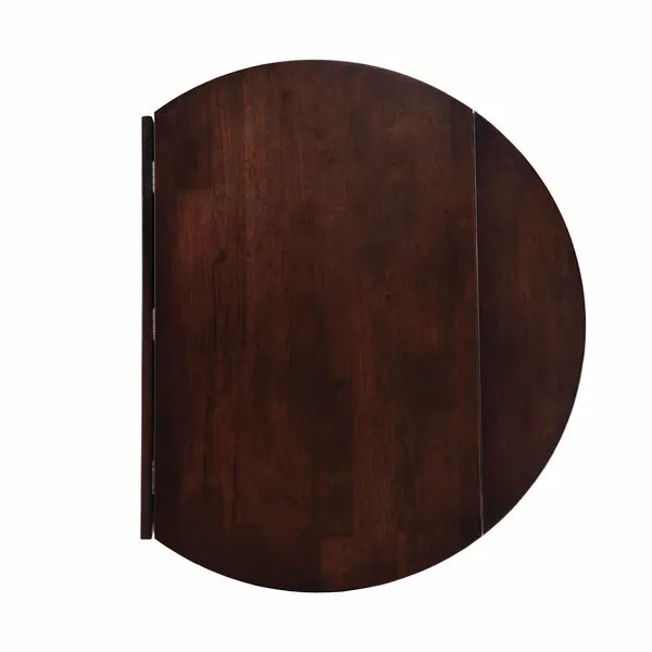 Transitional Style 3 Piece Wooden Dining Table and Chair Set, Brown By Benzara