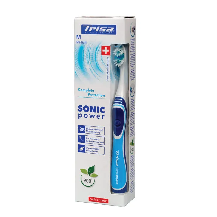 Trisa Toothbrush Replacement, Sonic Power Pro Inter, Multi Color