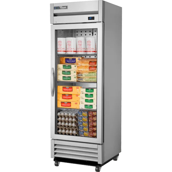 True Manufacturing Commercial T19GHCFGD01 Reach-In Glass Swing Door Refrigerator With Hydrocarbon Refrigerant~Framed Glass Door Version 01