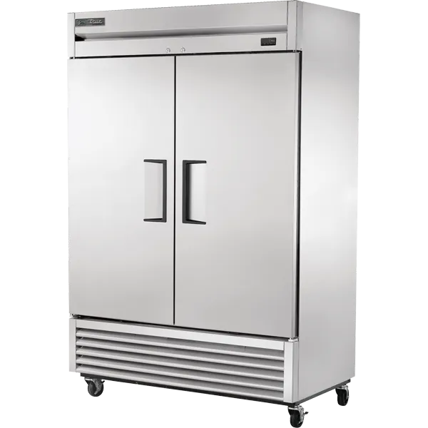 True Manufacturing Commercial T49HC Reach-In Solid Swing Door Refrigerator With Hydrocarbon Refrigerant