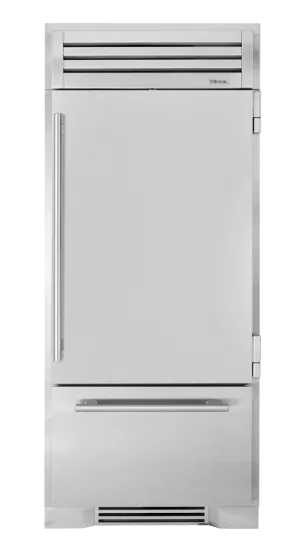 True Residential TR36RBFRSSA 36 Inch Solid Stainless Door Right Hinge Refrigerator With Bottom Freezer