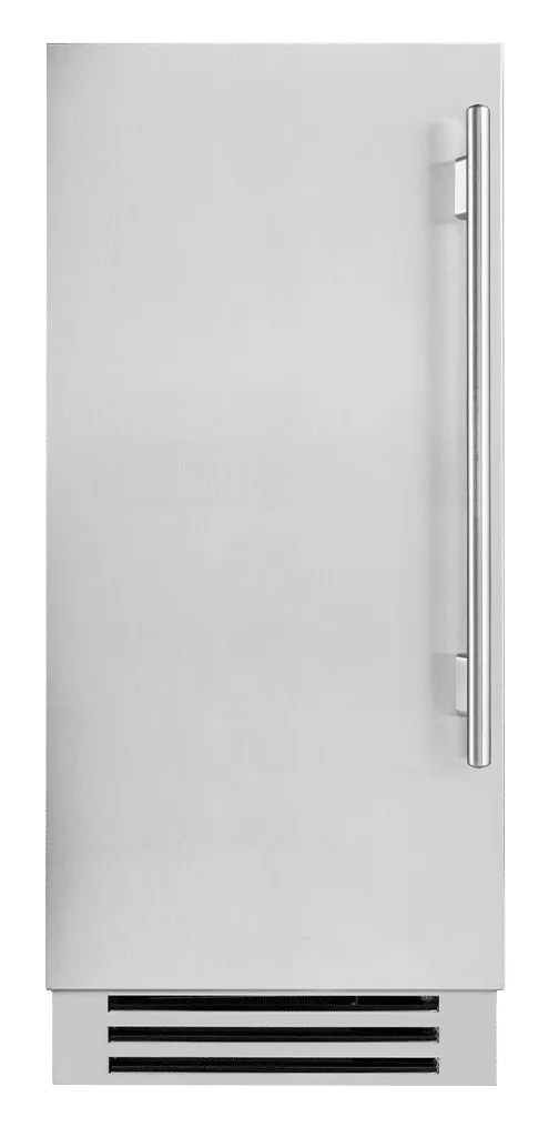 True Residential TUI15LSSD 15 Inch Solid Stainless Door Left Hinge Clear Ice Machine