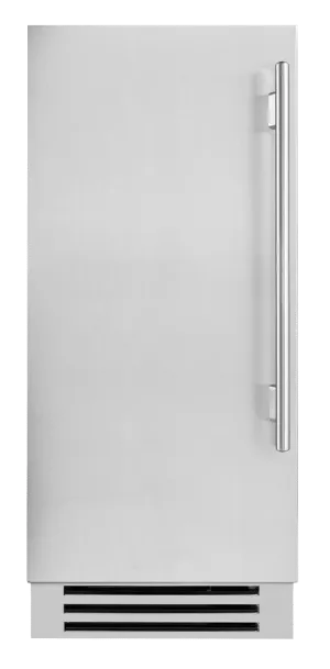True Residential TUI15LSSD 15 Inch Solid Stainless Door Left Hinge Clear Ice Machine