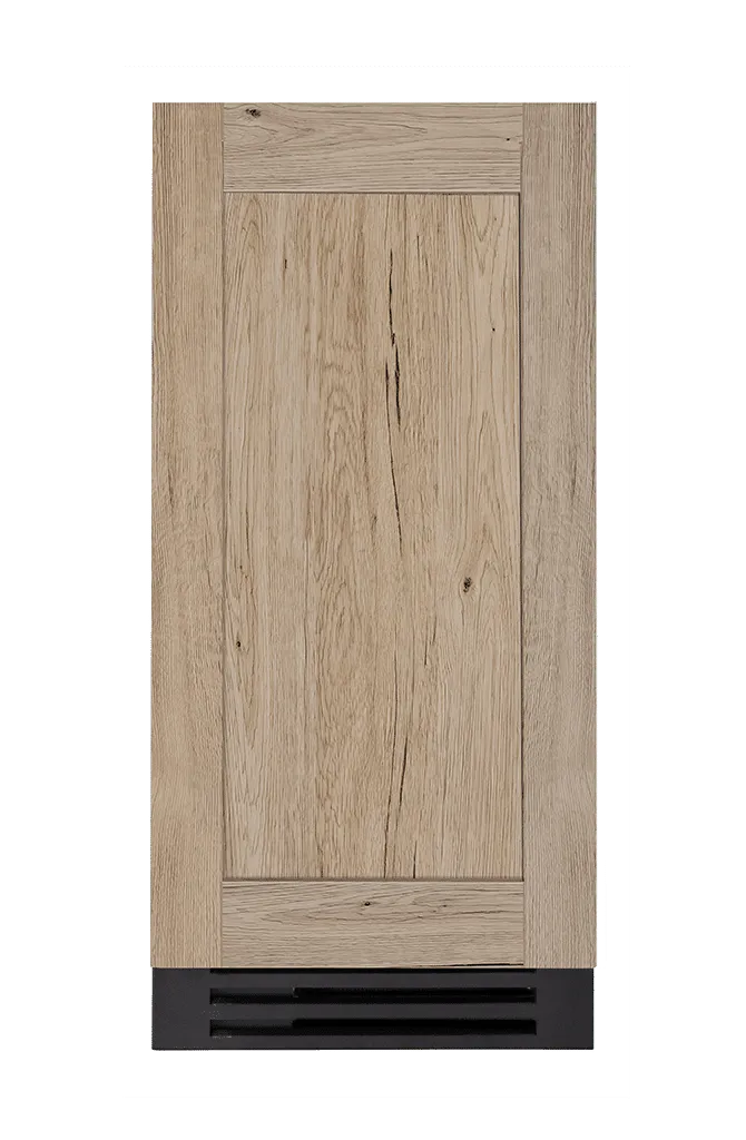 True Residential TUIADA15LSAO 15 Inch Overlay Panel Door Left Hinge Ada Height Clear Ice Machine