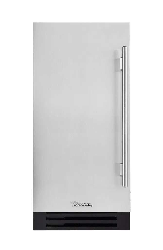 True Residential TUIADA15LSAS 15 Inch Solid Stainless Door Left Hinge Ada Height Clear Ice Machine