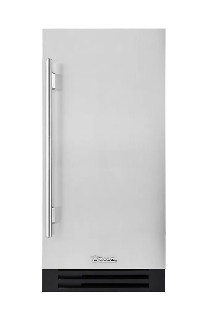 True Residential TUIADA15RSAS 15 Inch Solid Stainless Door Right Hinge Ada Height Clear Ice Machine