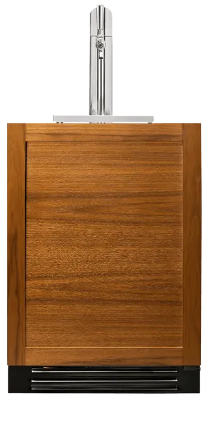 True Residential TUR24BDLOPC 24 Inch Single Tap Overlay Panel Door Left Hinge Undercounter Beverage Dispenser