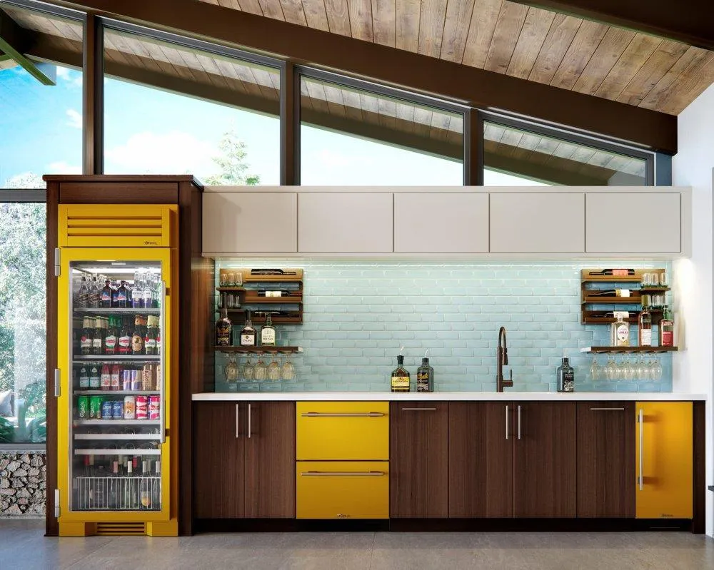 True Residential TUR24DOPC 24 Inch Overlay Panel Door Undercounter Refrigerator Drawer