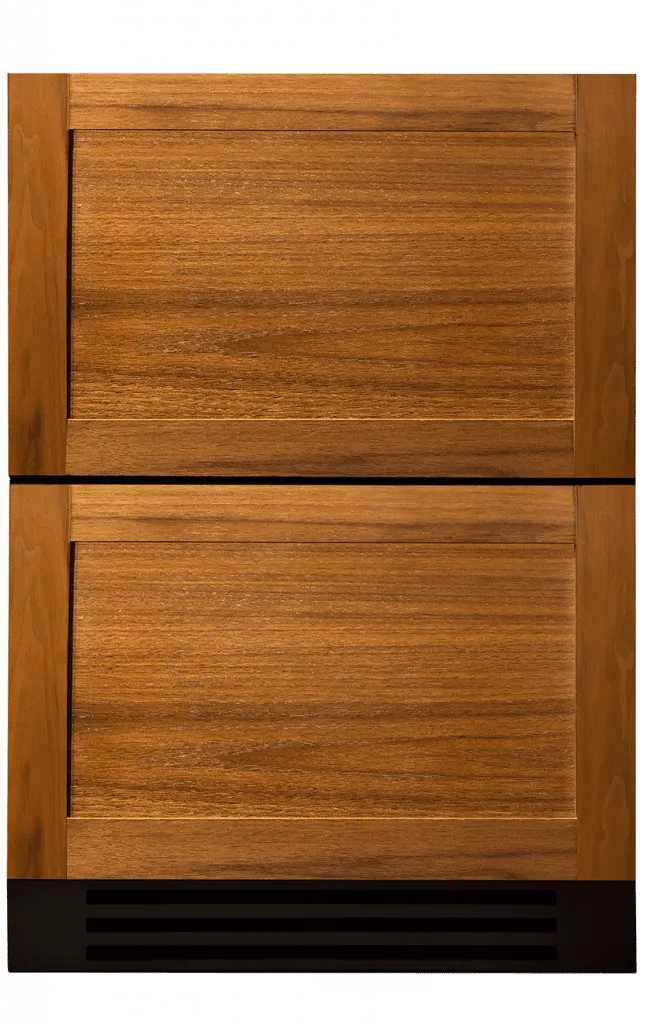 True Residential TUR24DOPC 24 Inch Overlay Panel Door Undercounter Refrigerator Drawer