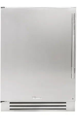 True Residential TUR24LSSC 24 Inch Solid Stainless Door Left Hinge Undercounter Refrigerator