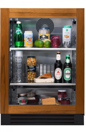 True Residential TURADA24LGAO 24 Inch Overlay Glass Door Left Hinge Ada Height Undercounter Refrigerator