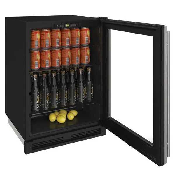 U-Line U1224RGLS00A 1224Rgl 24" Refrigerator With Stainless Frame Finish (115 V/60 Hz Volts /60 Hz Hz)