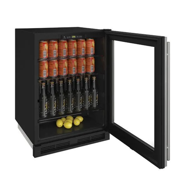 U-Line U1224RGLS00A 1224Rgl 24" Refrigerator With Stainless Frame Finish (115 V/60 Hz Volts /60 Hz Hz)