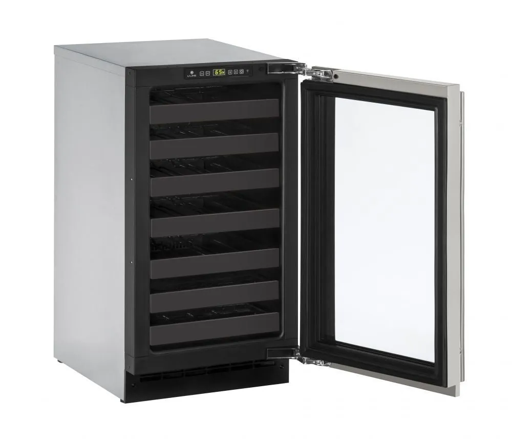 U-Line U2218WCS00B 2218Wc 18" Wine Refrigerator With Stainless Frame Finish (115 V/60 Hz Volts /60 Hz Hz)