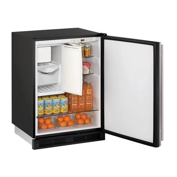 U-Line UCO1224FS00B Co1224F 24" Refrigerator/Ice Maker With Stainless Solid Finish, No (115 V/60 Hz Volts /60 Hz Hz)