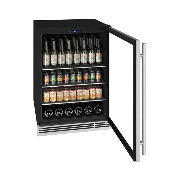 U-Line UHBV024SG01A Hbv024 24" Beverage Center With Stainless Frame Finish (115 V/60 Hz Volts /60 Hz Hz)