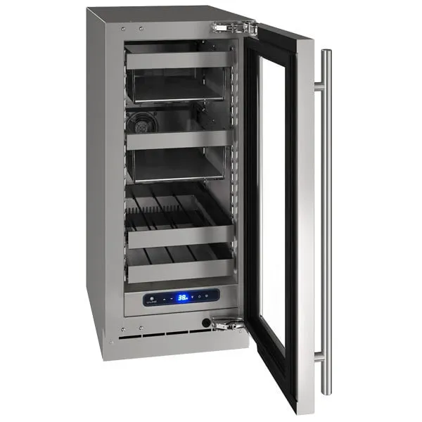 U-Line UHBV515SG51A Hbv515 15" Beverage Center With Stainless Frame Finish And Left-Hand Hinge Door Swing (115 V/60 Hz Volts /60 Hz Hz)