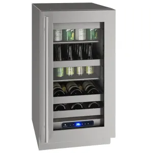 U-Line UHBV518SG01A Hbv518 18" Beverage Center With Stainless Frame Finish And Field Reversible Door Swing (115 V/60 Hz Volts /60 Hz Hz)