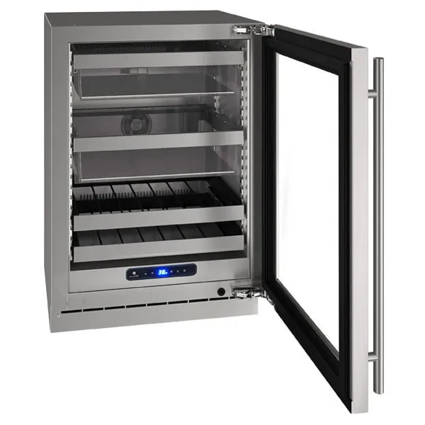 U-Line UHBV524SG41A Hbv524 24" Beverage Center With Stainless Frame Finish And Right-Hand Hinge Door Swing (115 V/60 Hz Volts /60 Hz Hz)