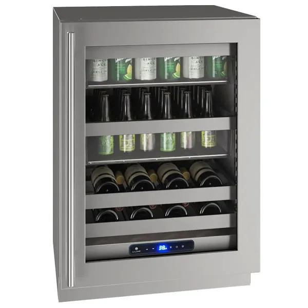 U-Line UHBV524SG41A Hbv524 24" Beverage Center With Stainless Frame Finish And Right-Hand Hinge Door Swing (115 V/60 Hz Volts /60 Hz Hz)