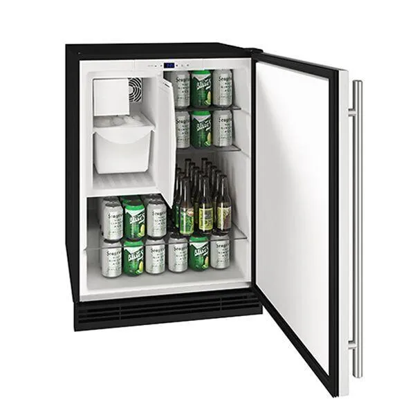 U-Line UHRI124SS01A 24" Refrigerator/Ice Maker With Stainless Solid Finish (115 V/60 Hz Volts /60 Hz Hz)