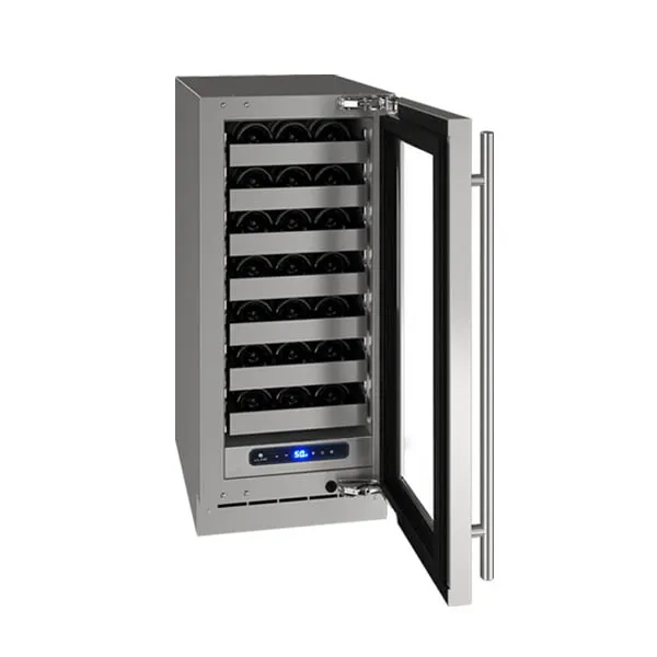 U-Line UHWC515SG51A Hwc515 15" Wine Refrigerator With Stainless Frame Finish And Left-Hand Hinge Door Swing (115 V/60 Hz Volts /60 Hz Hz)