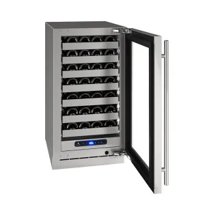 U-Line UHWC518SG01A Hwc518 18" Wine Refrigerator With Stainless Frame Finish And Field Reversible Door Swing (115 V/60 Hz Volts /60 Hz Hz)