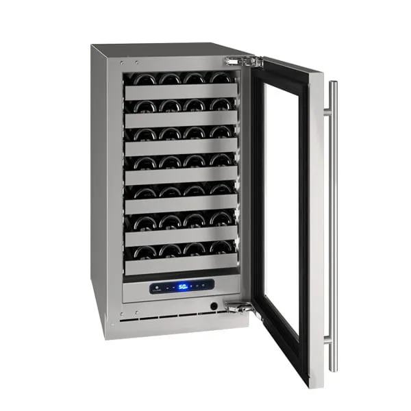 U-Line UHWC518SG01A Hwc518 18" Wine Refrigerator With Stainless Frame Finish And Field Reversible Door Swing (115 V/60 Hz Volts /60 Hz Hz)