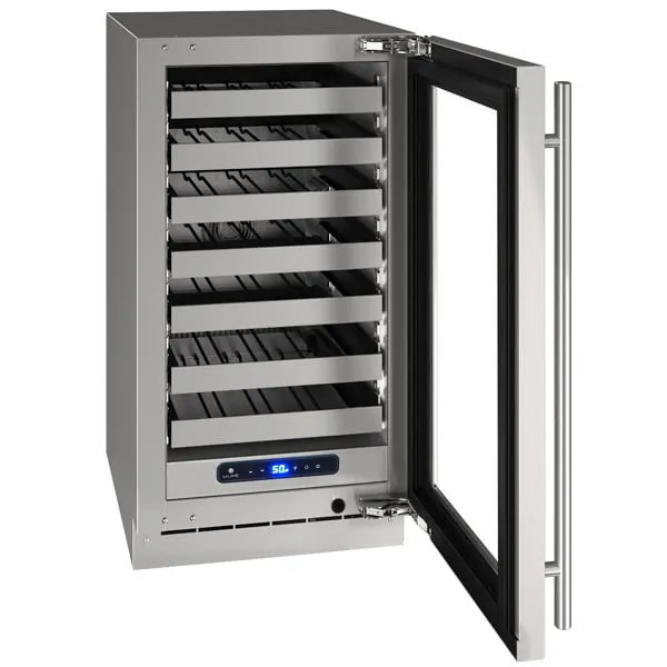 U-Line UHWC518SG51A Hwc518 18" Wine Refrigerator With Stainless Frame Finish And Left-Hand Hinge Door Swing (115 V/60 Hz Volts /60 Hz Hz)