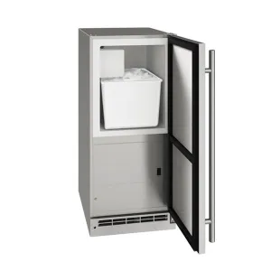 U-Line UOCR115SS01A 15" Crescent Ice Maker With Stainless Solid Finish (115 V/60 Hz Volts /60 Hz Hz)