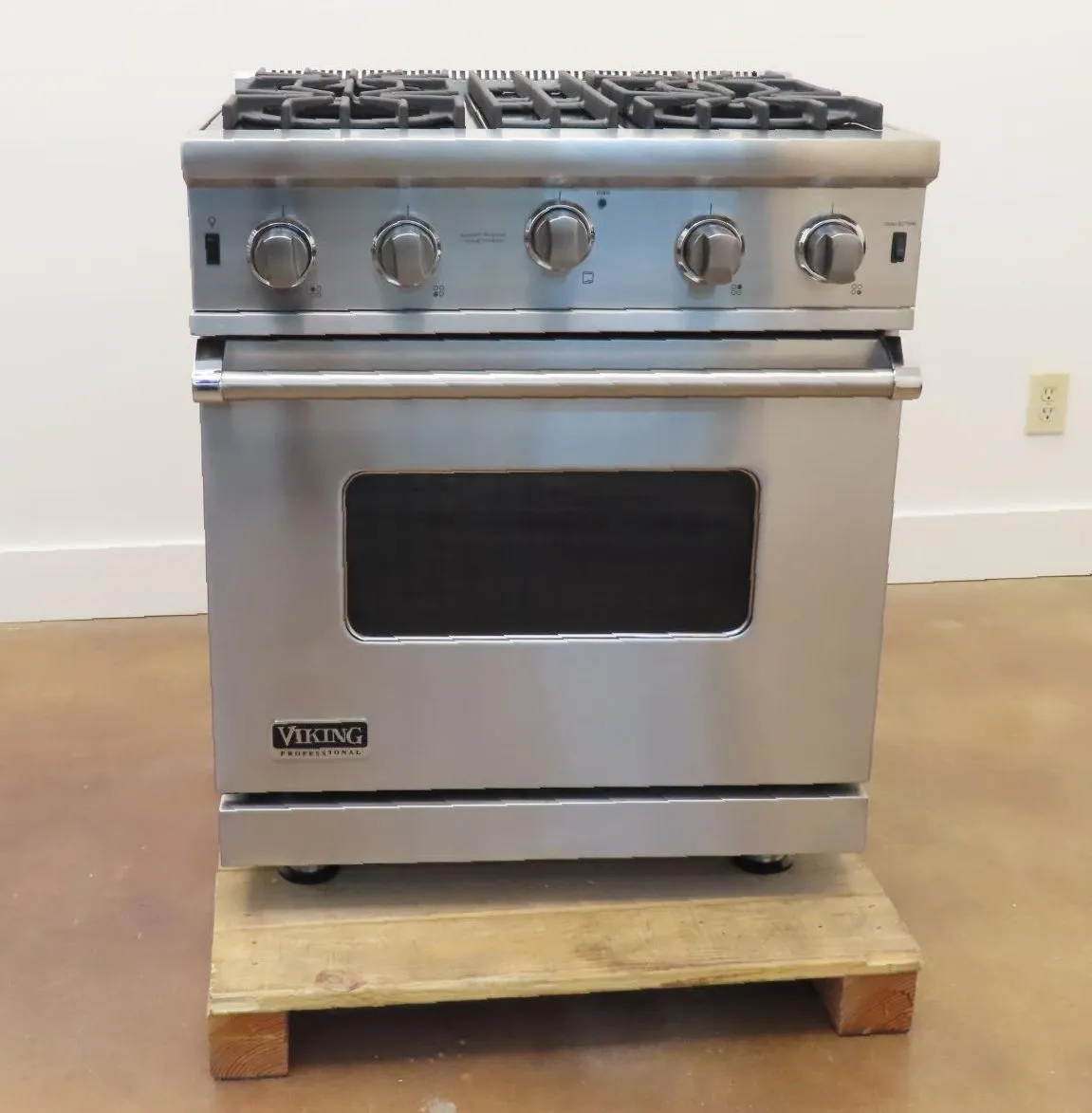 Viking 5 Series VGIC53014BSS 30" Pro-Style Gas Range ProFlow Convection