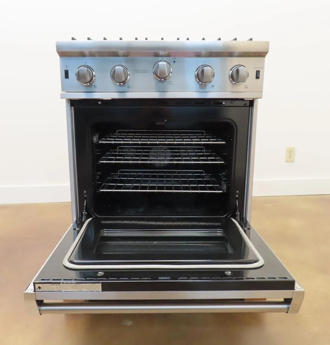 Viking 5 Series VGIC53014BSS 30" Pro-Style Gas Range ProFlow Convection