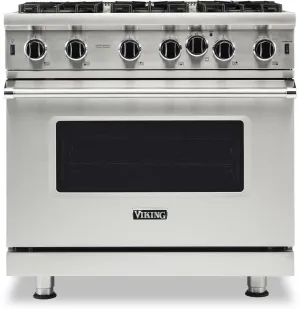 Viking 5 Series VGIC53626BSS 36" Freestanding Professional Gas Range 2019 Model