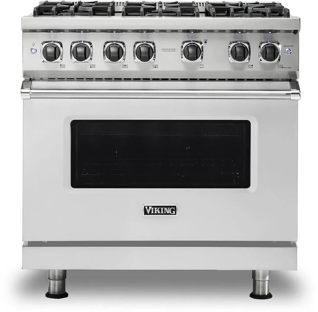 Viking 5 Series VGR5366BSS 36" Stainless Pro-Style Natural Gas Range 2022 Model