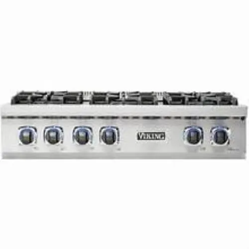 Viking 7 Series VRT7366BSSLP 36" Gas Rangetop with 6 Viking Elevation Burners