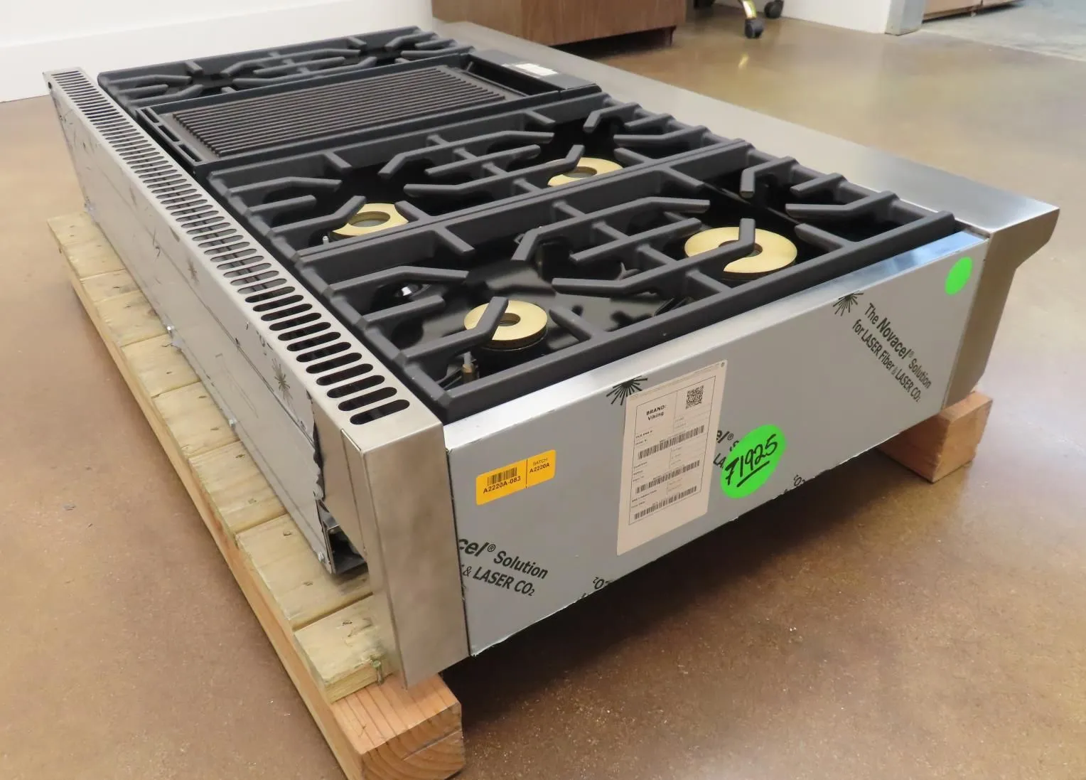 Viking 7 Series VRT7486GSSLP 48" Gas Rangetop With 6 Viking Elevation Burners