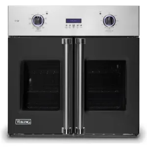 Viking 7 Series VSOF7301CS 30" Single Convection Electric Cast Black Wall Oven