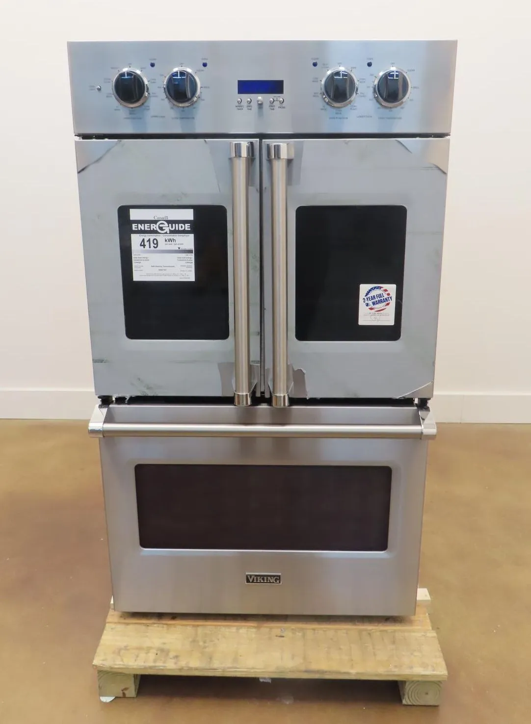 Viking Professional 7 Series VDOF7301SS 30" French Door Double Oven 2022 Model